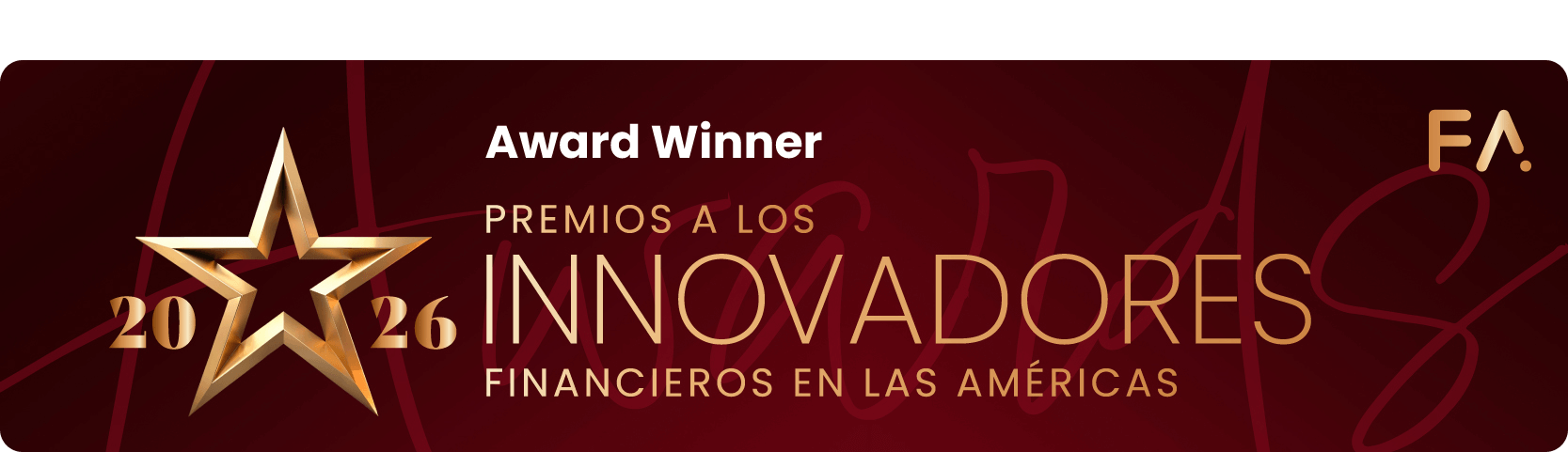 Award winner Fintech Americas